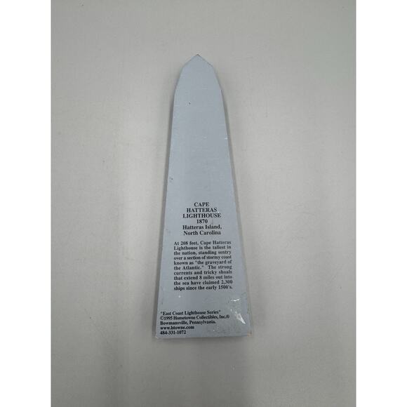 VTG 1995 Cape Hatteras East Coast Lighthouse Series Hometown Collectibles READ - Picture 2 of 6